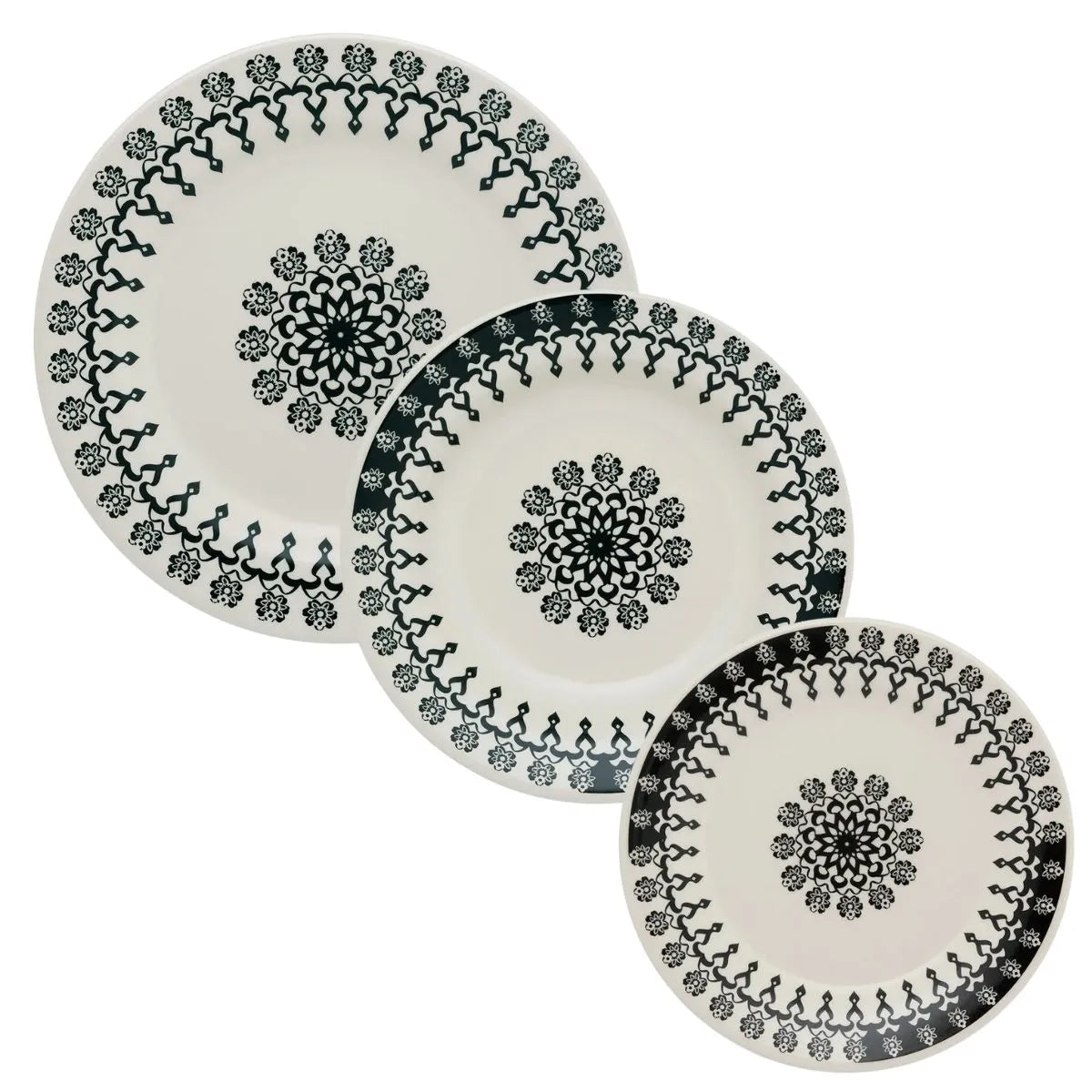 Aparelho de Jantar e Lanche 12pcs Donna Folk
