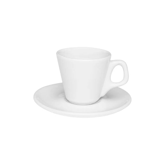 Xícara de Café com pires Espresso Curto 80 ml Branca
