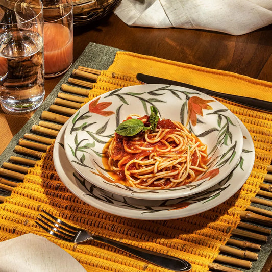 Aparelho de Jantar e Lanche 12pcs Donna Lírios