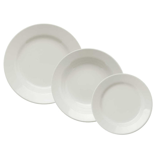 Aparelho de Jantar e Lanche 12pcs Donna Branco