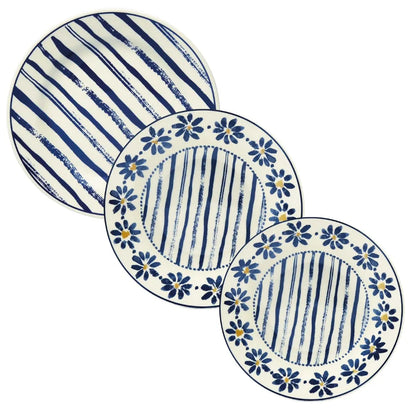 Aparelho de Jantar e Lanche 12pcs Donna Margaridas